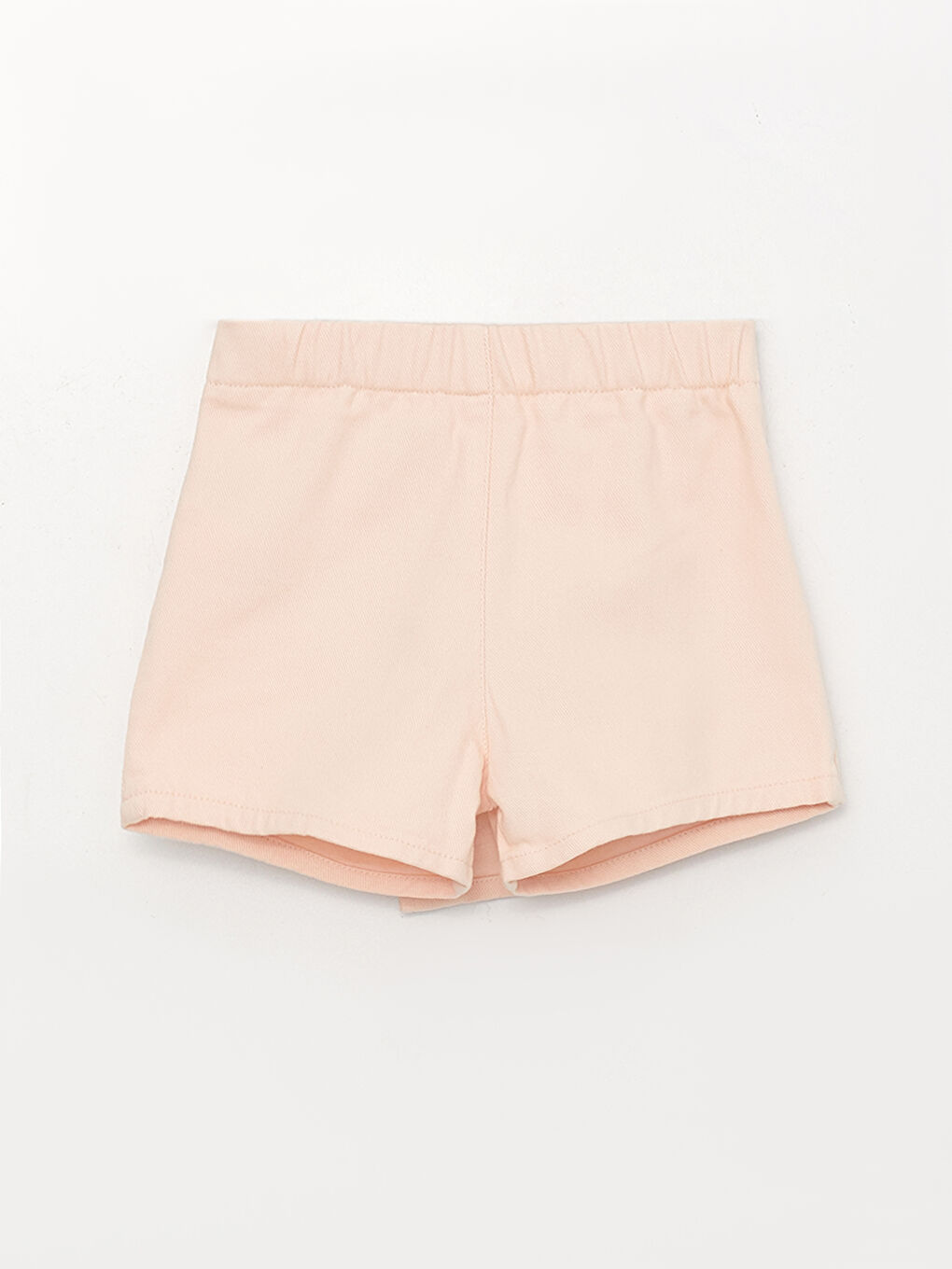 LCW baby Pembe Beli Lastikli Kız Bebek Şort Etek - 3