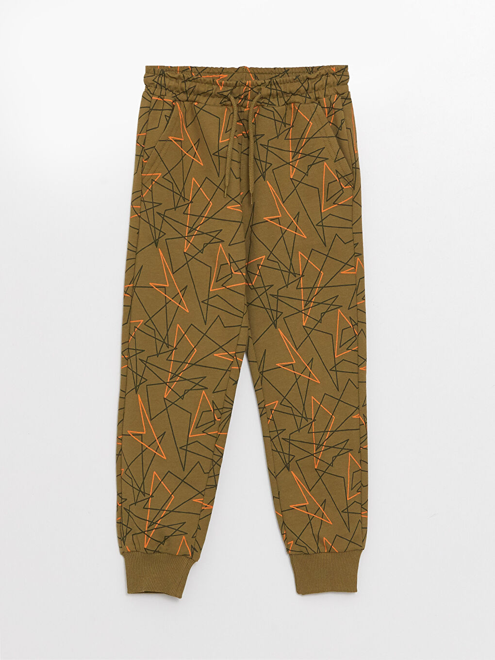 LCW Kids Elastic Waist Printed Boys' Jogger Sweatpants -S34864Z4-LRR