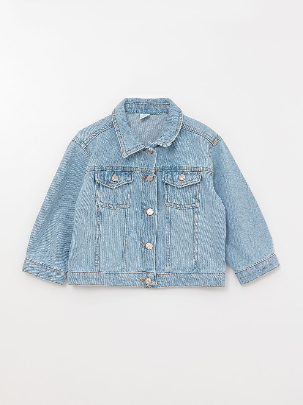 LCW baby Basic Shirt Collar Baby Girl Jean Jacket -S34876Z1-311