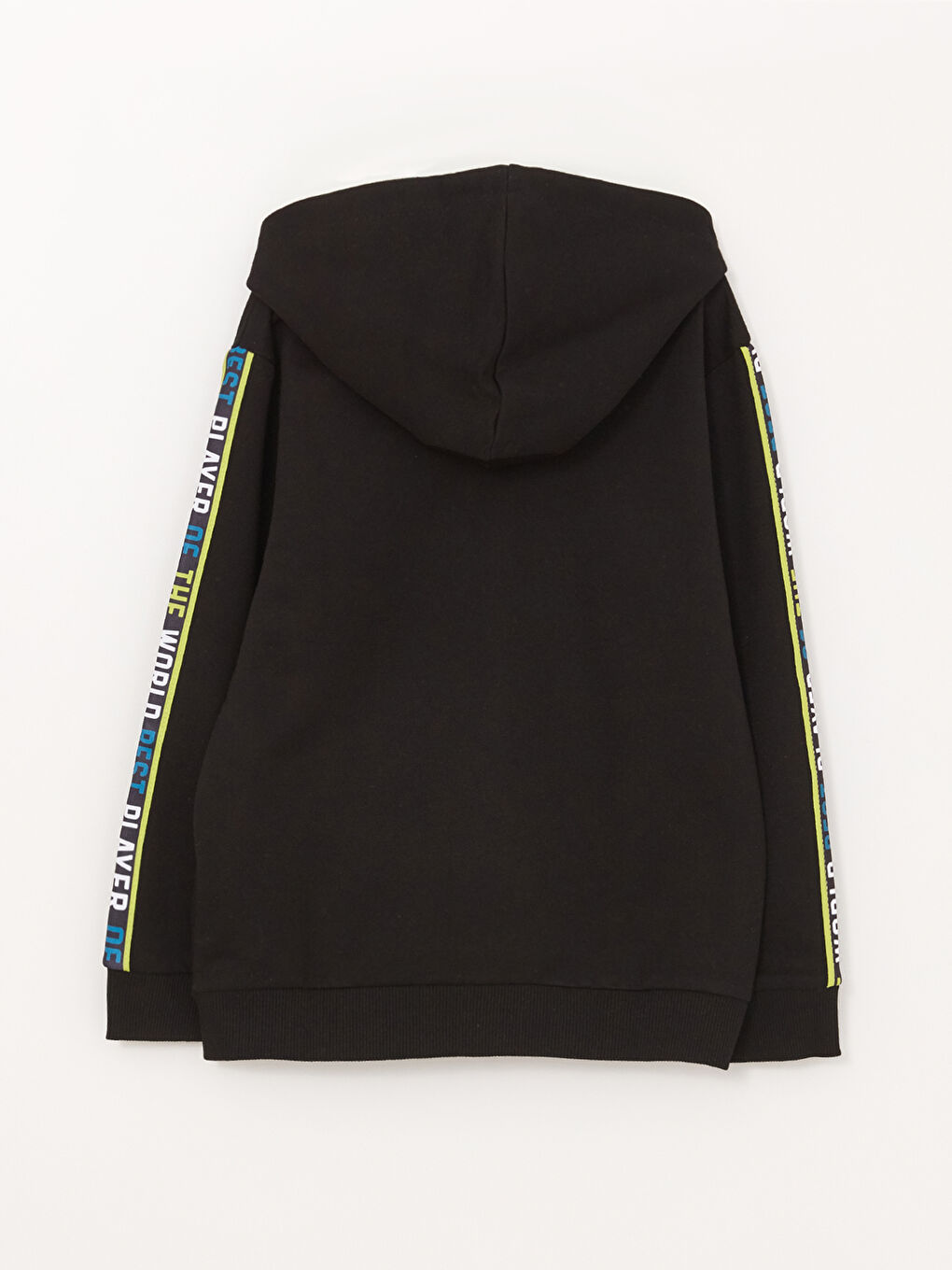 LCW Kids Hooded Printed Long Sleeve Boys' Zippered Sweatshirt -S34924Z4-CVL