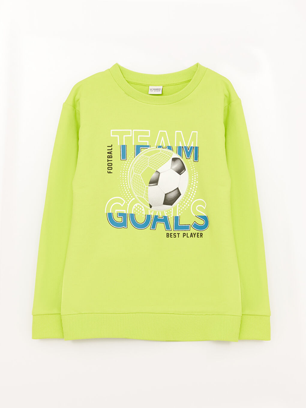 Crew Neck Printed Long Sleeve Boys' Sweatshirt-3