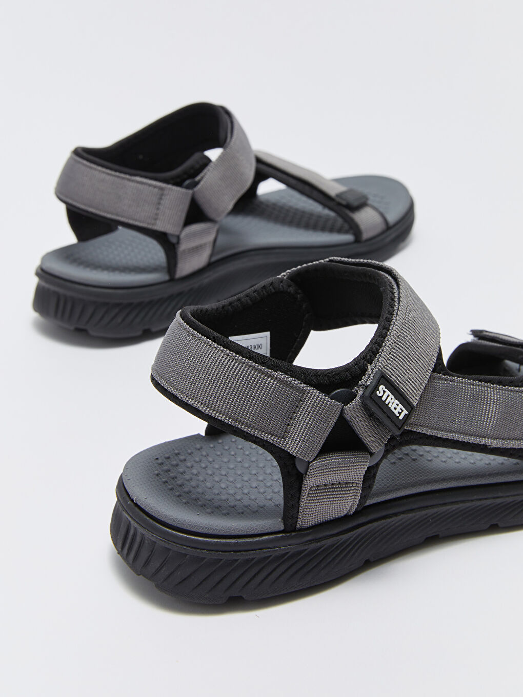 Hook and Loop Fastening Men's Sandal-4