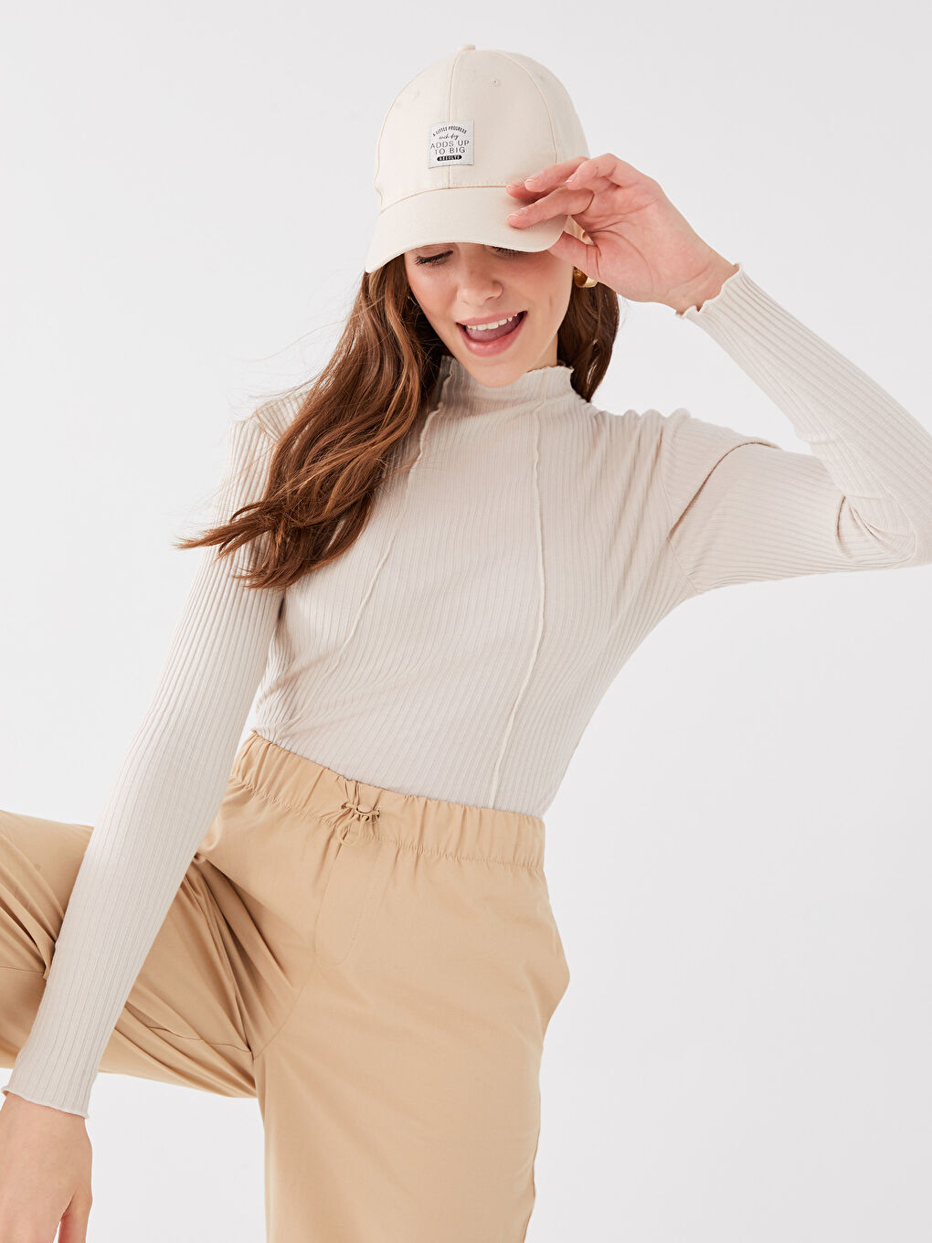 LCW ACCESSORIES Label Detail Women's Cap Hat -S34942Z8-CR8