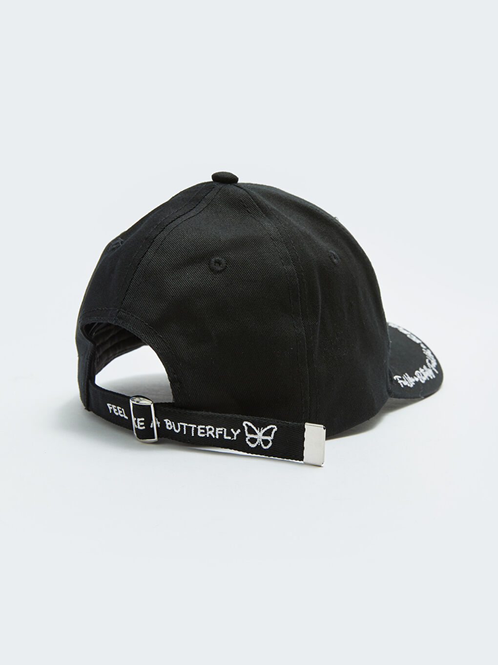 Siyah Nakışlı Kadın Kep Şapka-6