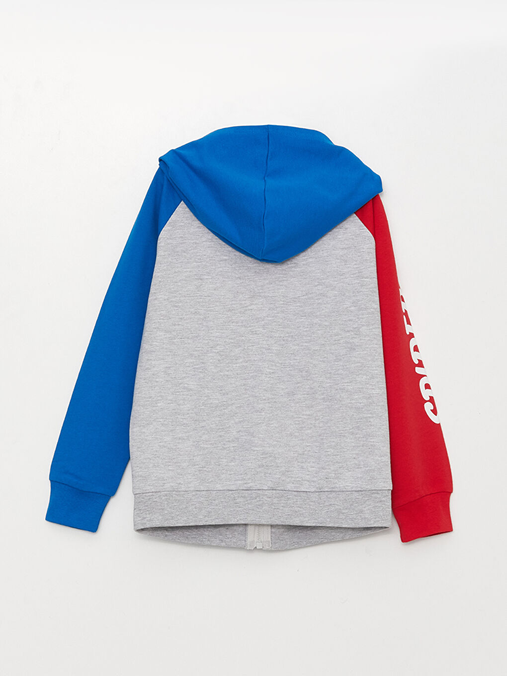 Hooded Spider-Man Printed Long Sleeve Boys Zippered Sweatshirt -S34976Z4-LAL