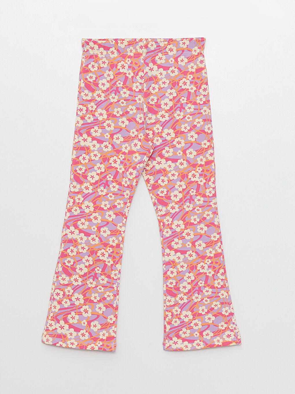LCW Kids Elastischer Bund Gemusterte Weite Bein Mädchen Strumpfhose -S35013Z4-LT4