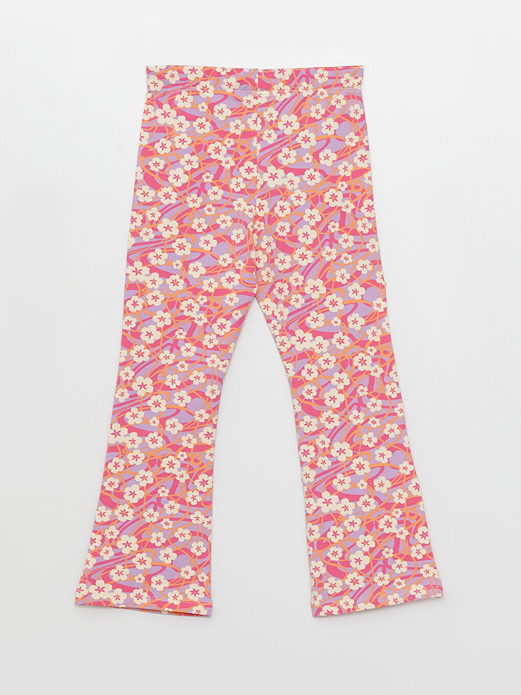 LCW Kids Elastischer Bund Gemusterte Weite Bein Mädchen Strumpfhose -S35013Z4-LT4