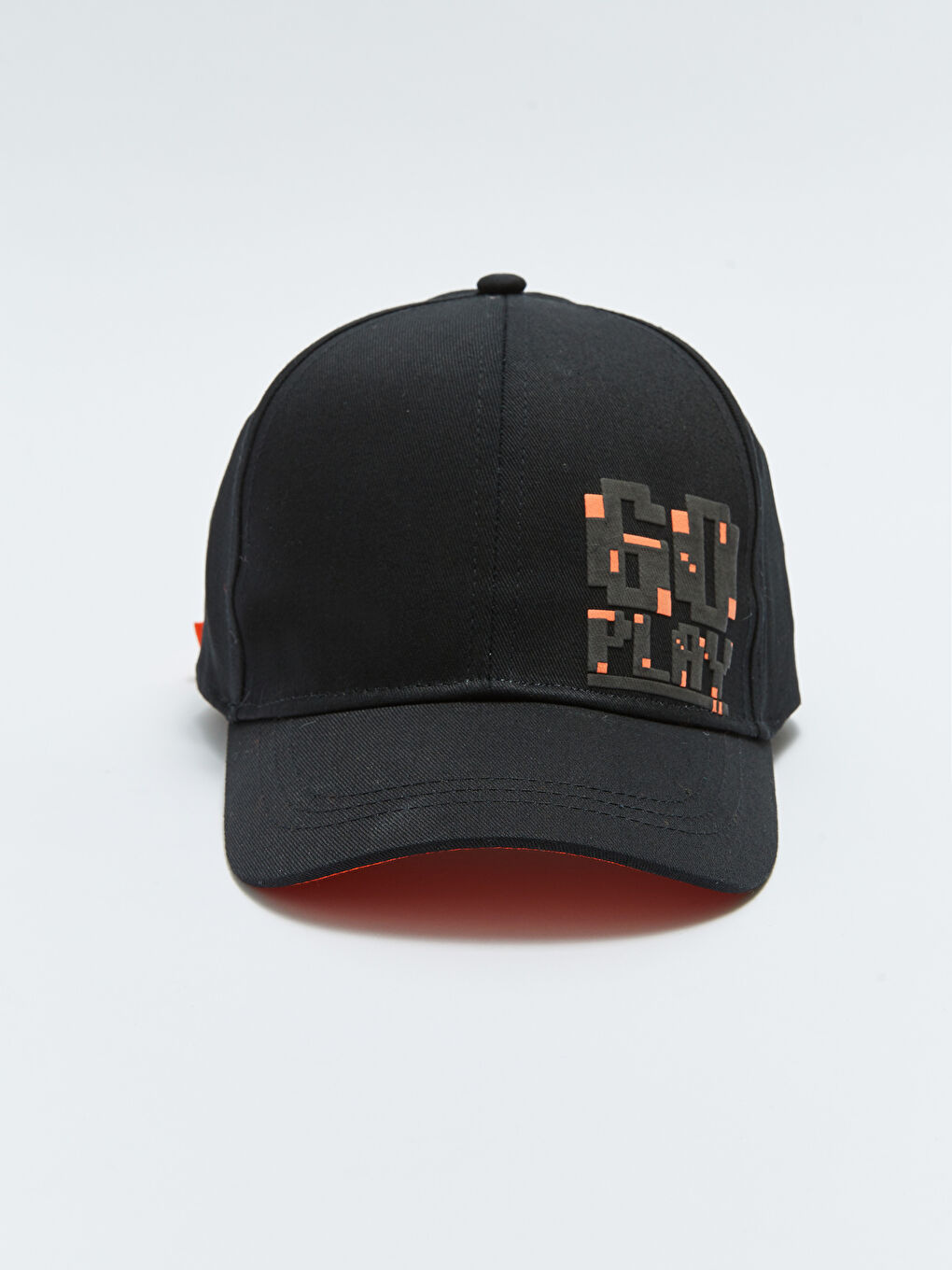 Siyah Baskılı Erkek Çocuk Kep Şapka