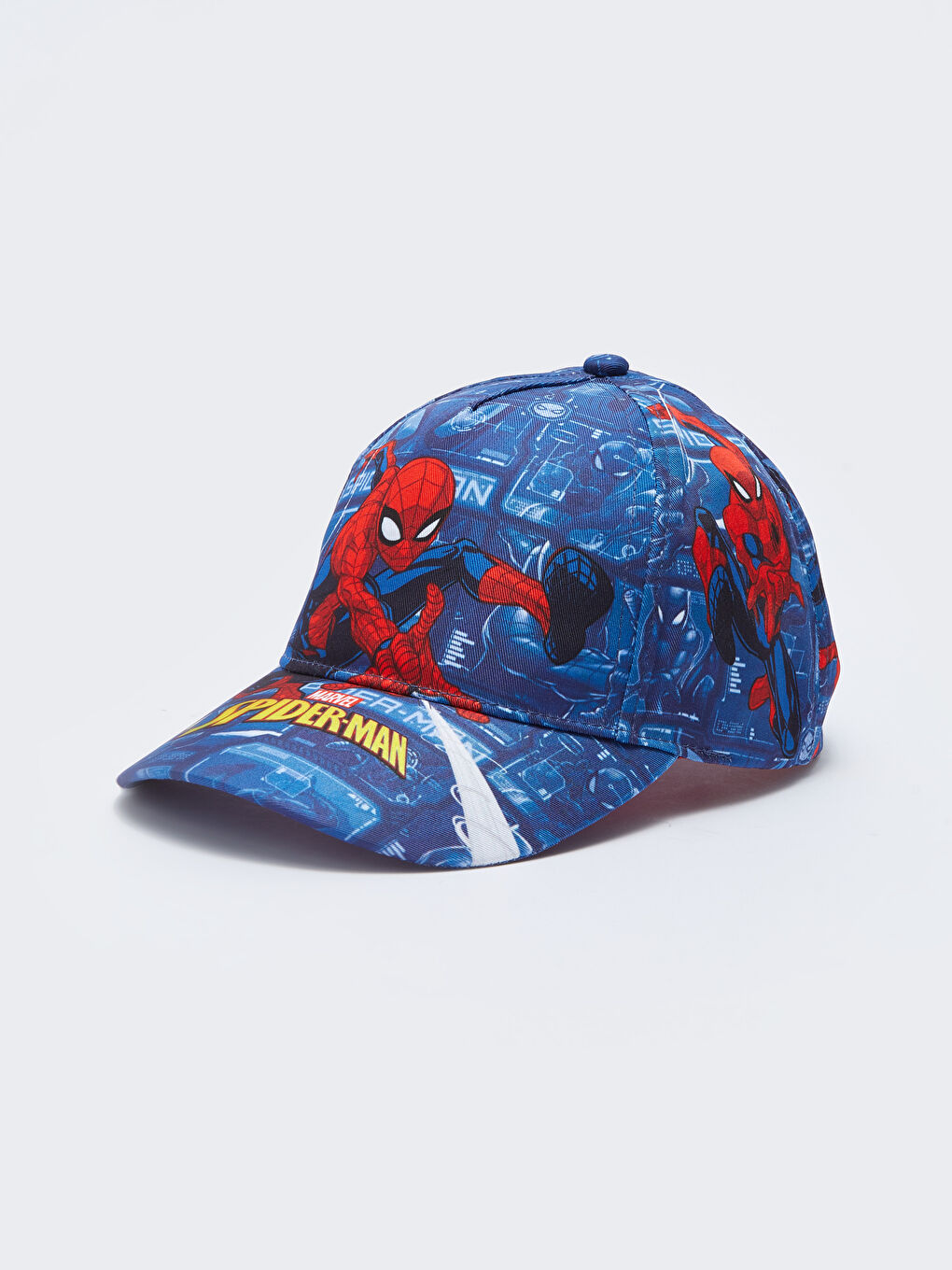 Spider-Man Lisanslı Erkek Çocuk Kep Şapka-1