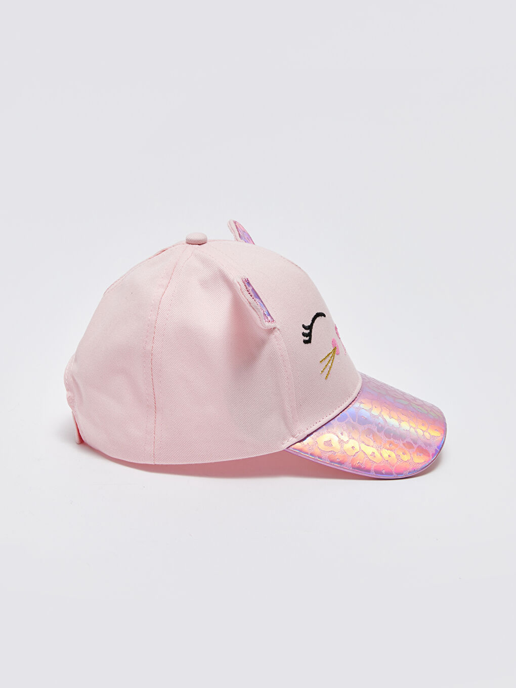 3D Applique Detailed Girls' Baseball Cap Hat-1