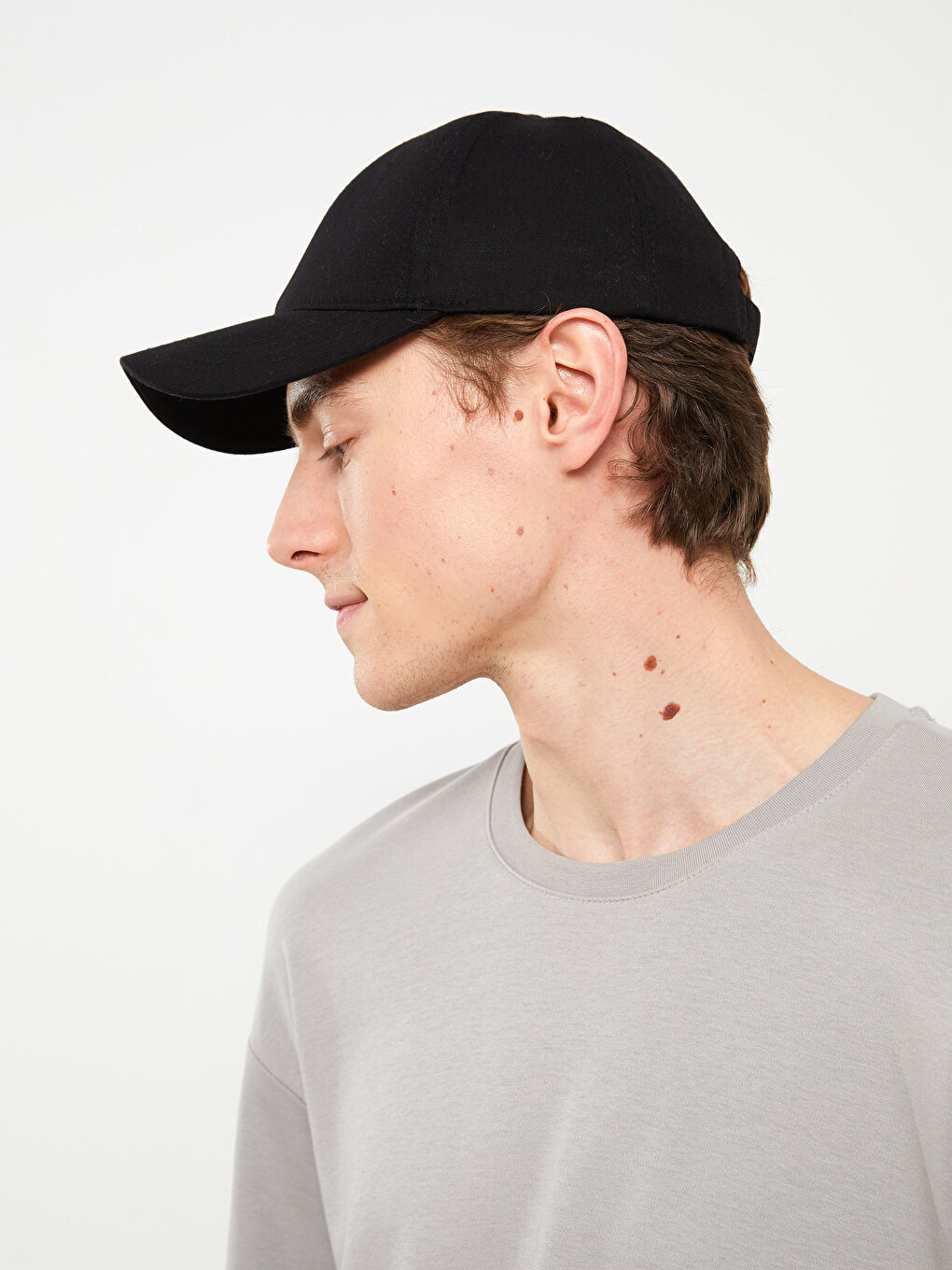 Stitch Detail Men's Cap Hat -S35065Z8-HUC