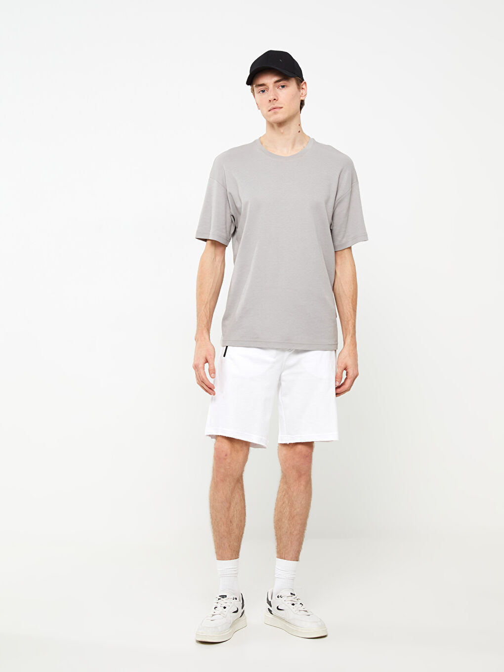 Stitch Detail Men's Cap Hat -S35065Z8-HUC