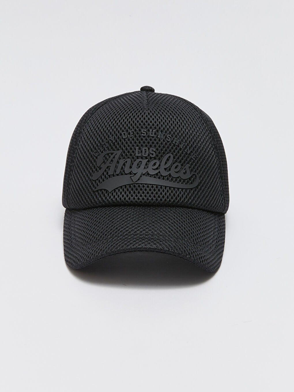 Siyah Baskılı Erkek Kep Şapka-2