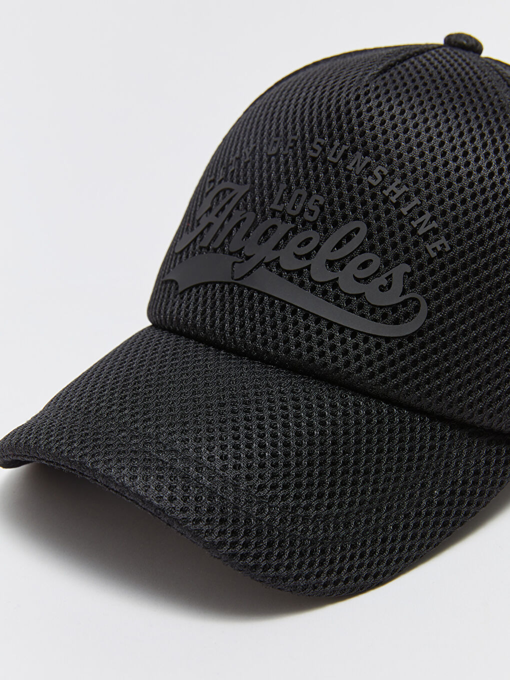 Siyah Baskılı Erkek Kep Şapka-3