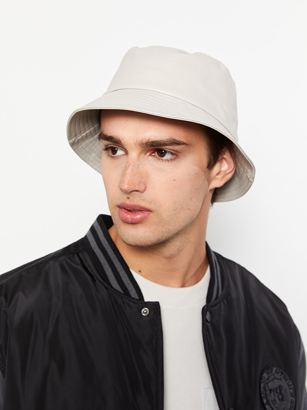 Панама из искусственной кожи для мужчин