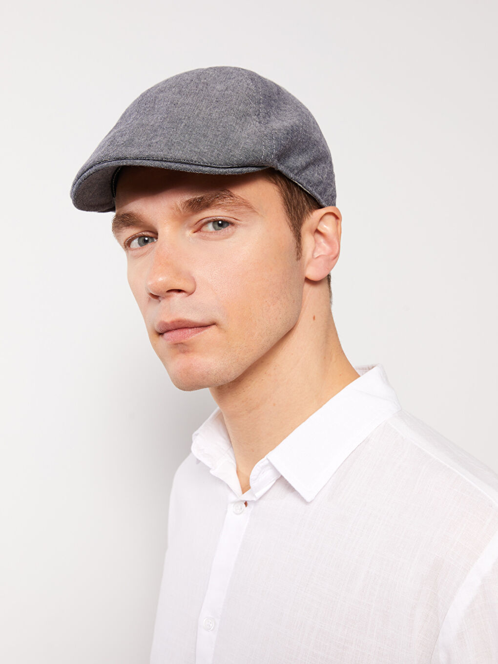 Plain Men's Baker Hat