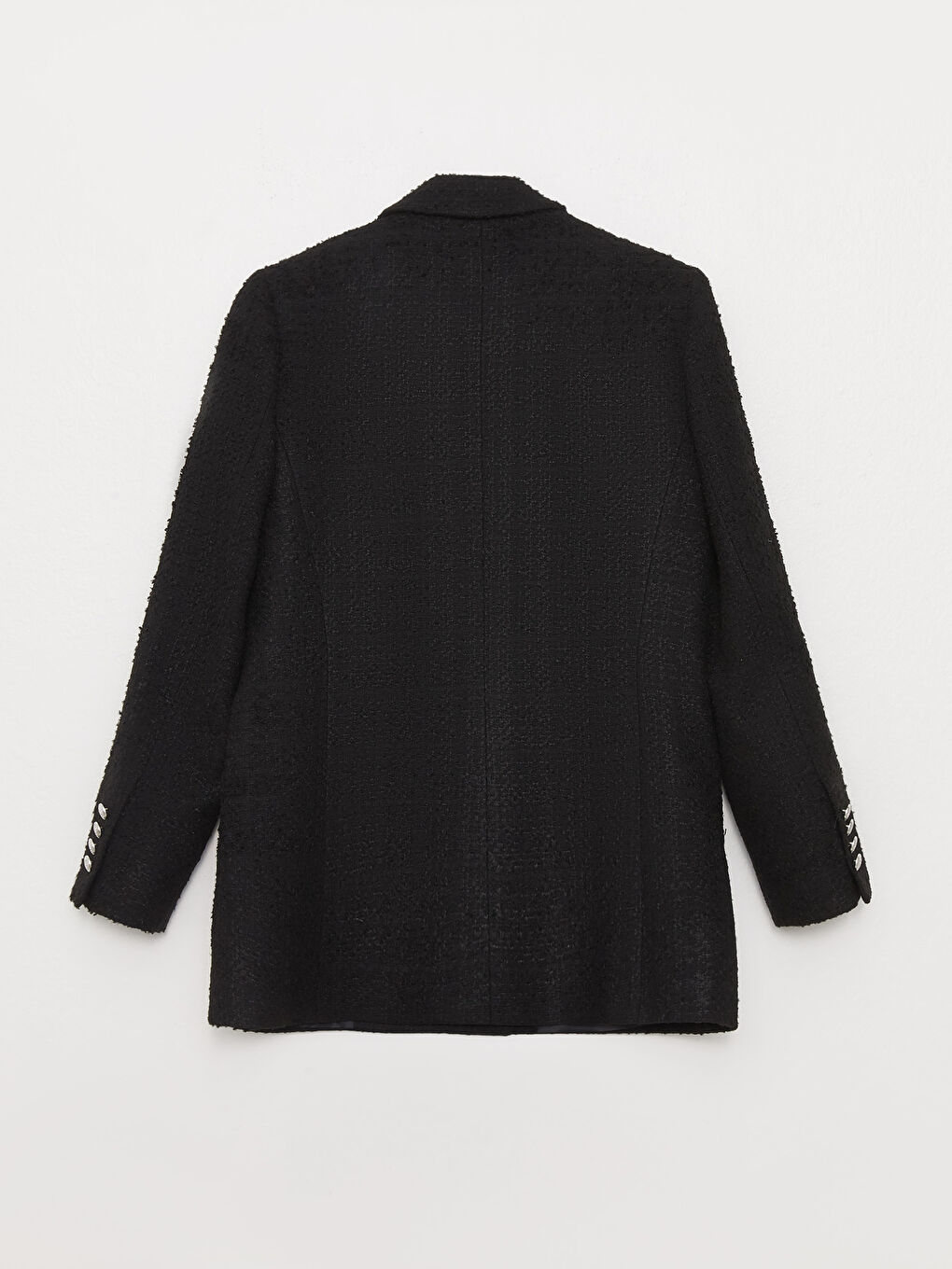 جاكيت طويل كم طويل تيويد للسيدات-6