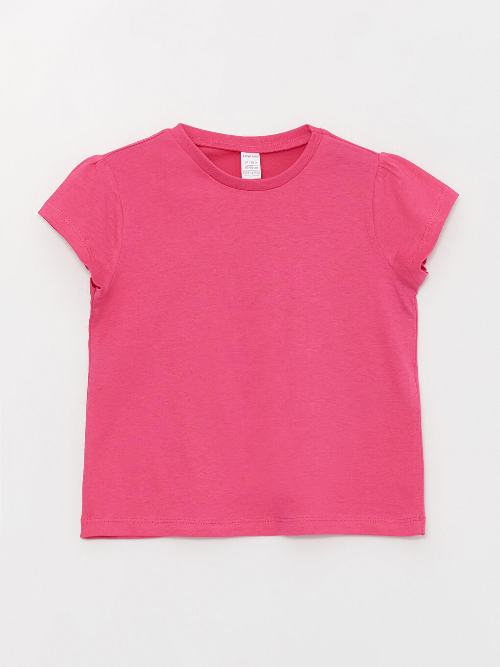 Crew Neck Short Sleeve Baby Girls' T-Shirt -S35135Z1-GA5