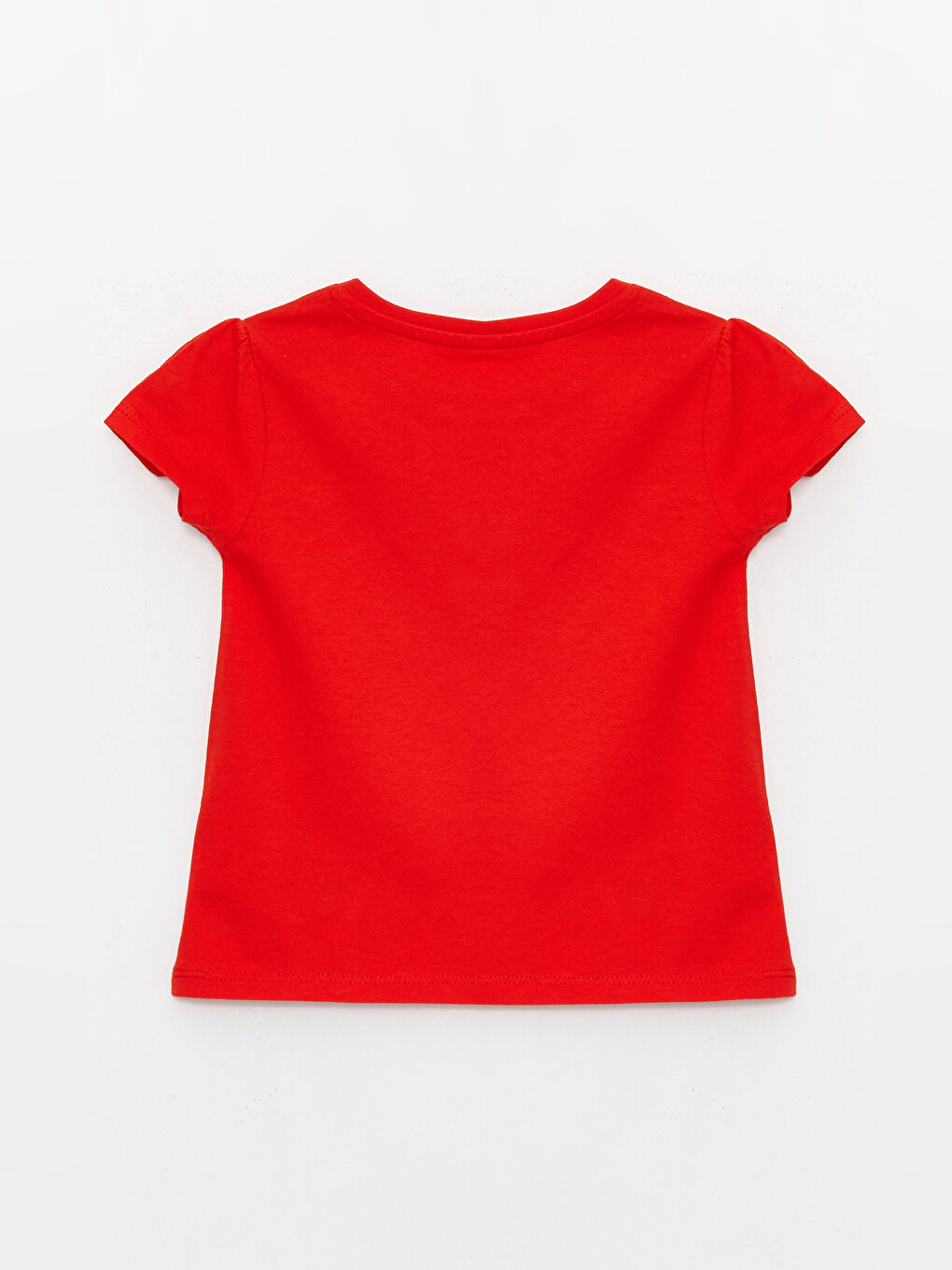 Crew Neck Short Sleeve Baby Girls' T-Shirt-1