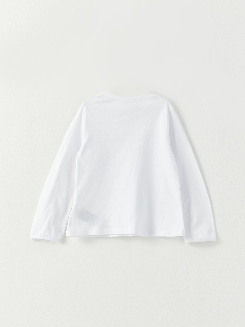 Crew Neck Long Sleeve Baby Girls' T-Shirt -S35136Z1-Q6K