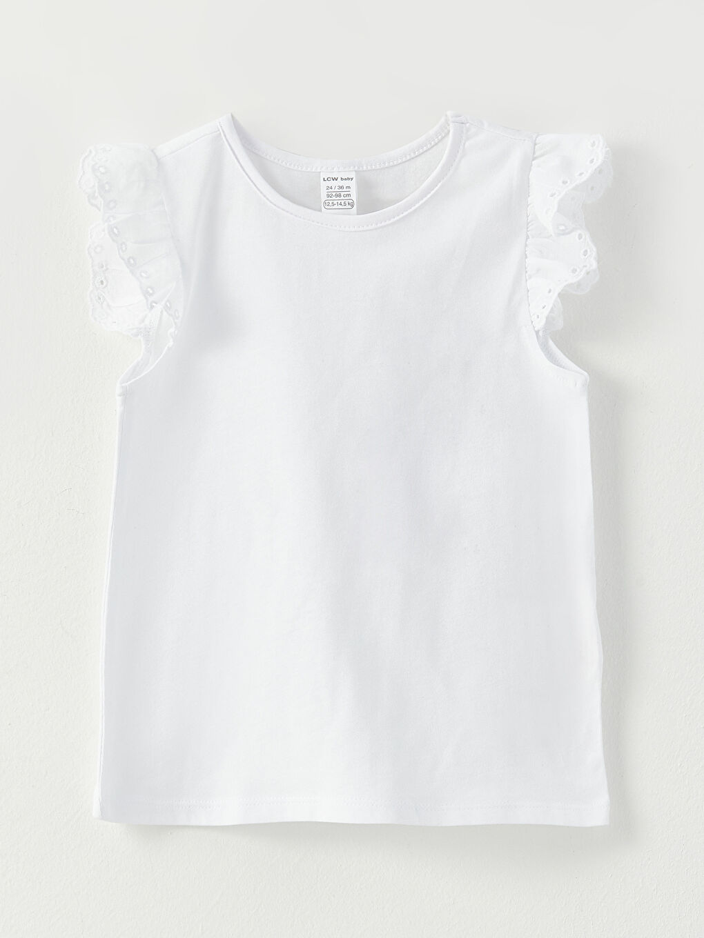 LC Waikiki Majica bez rukava sa okruglim izrezom za bebe devojčice -S35138Z1-Q6K