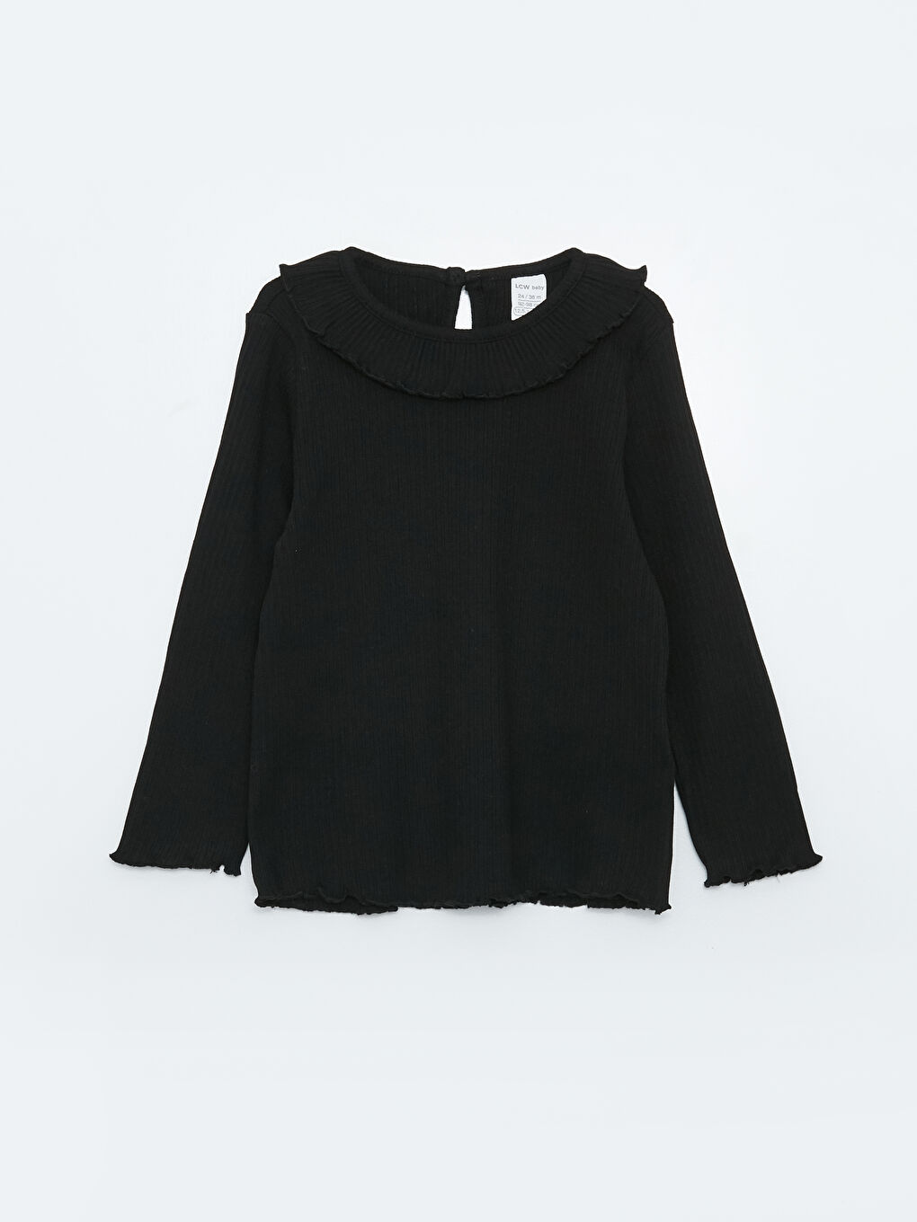 Crew Neck Long Sleeve Baby Girls' T-Shirt-2