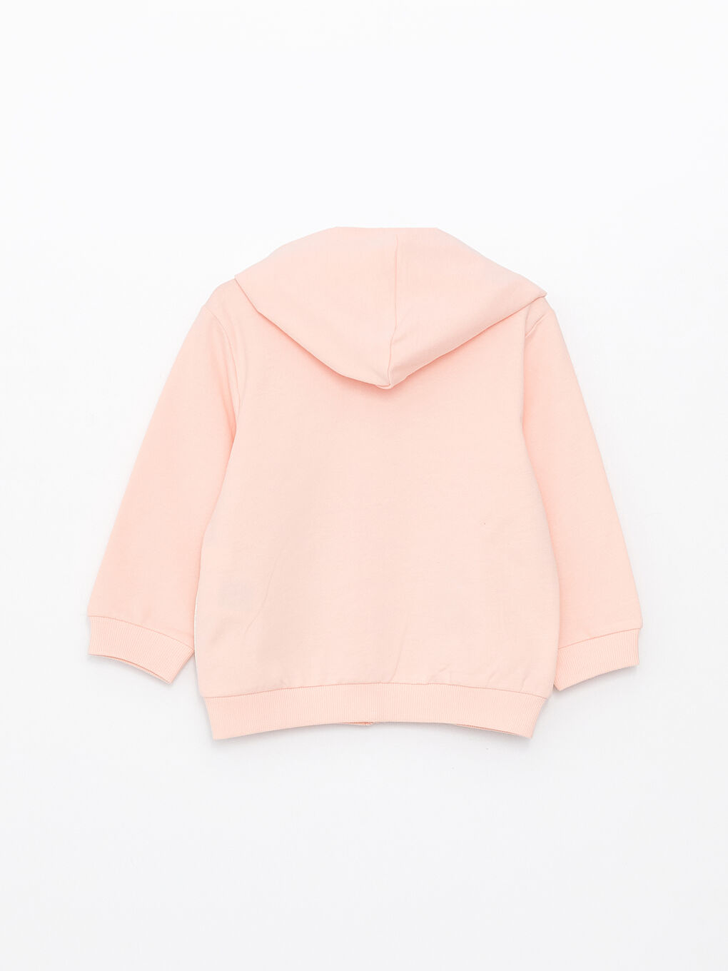 Hooded Long Sleeve Baby Girls' Zippered Sweatshirt-1