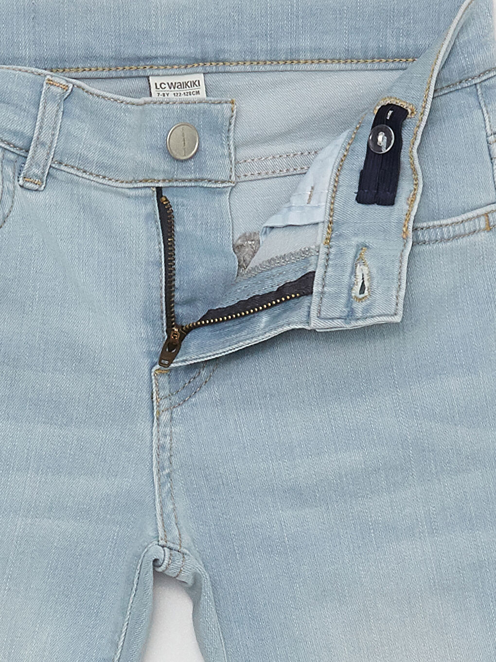 Blugi pentru Băieți cu Talie Elastică Ajustabilă-4