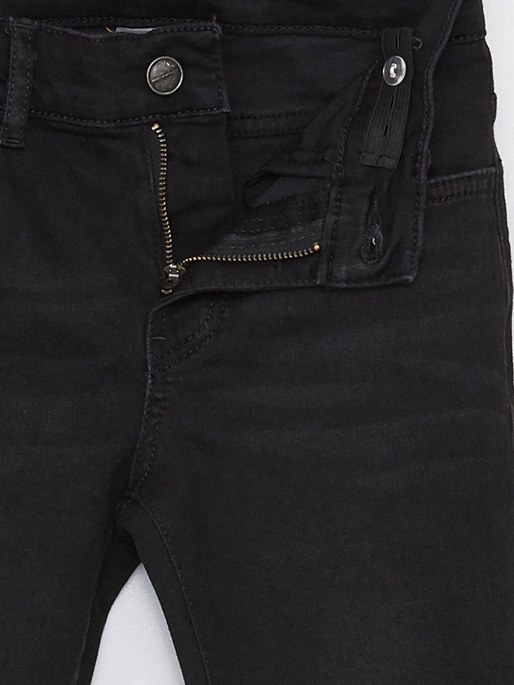 Adjustable Elastic Waist Boys' Jeans-2