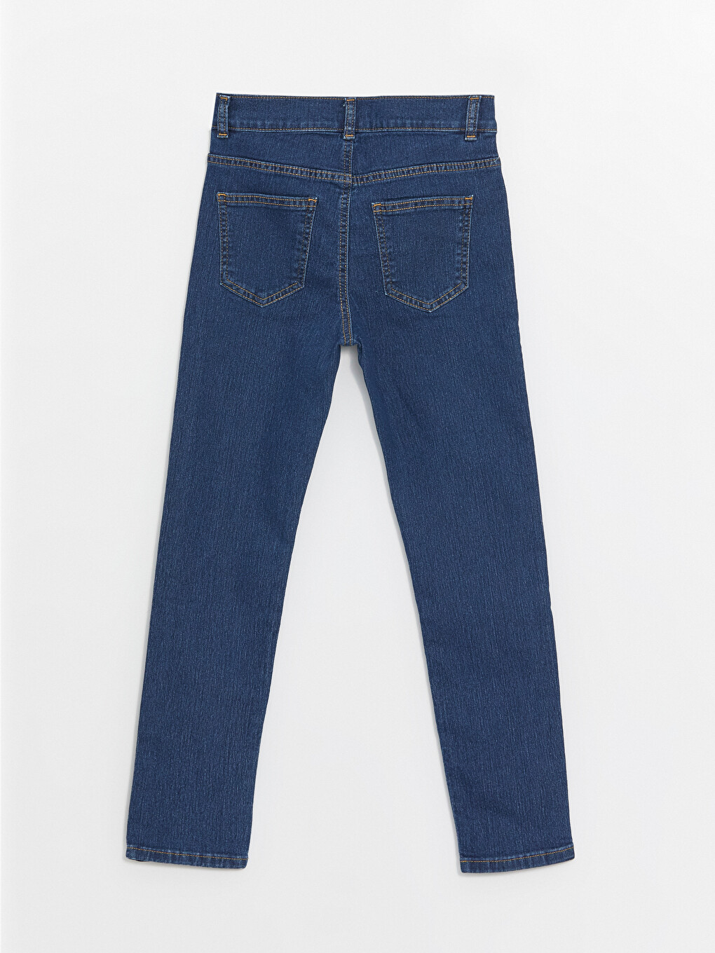 İndigo Beli Ayarlanabilir Lastikli Erkek Çocuk Jean Pantolon-2