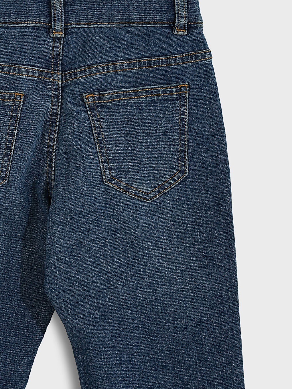 Adjustable Elastic Waist Boys' Jeans-4