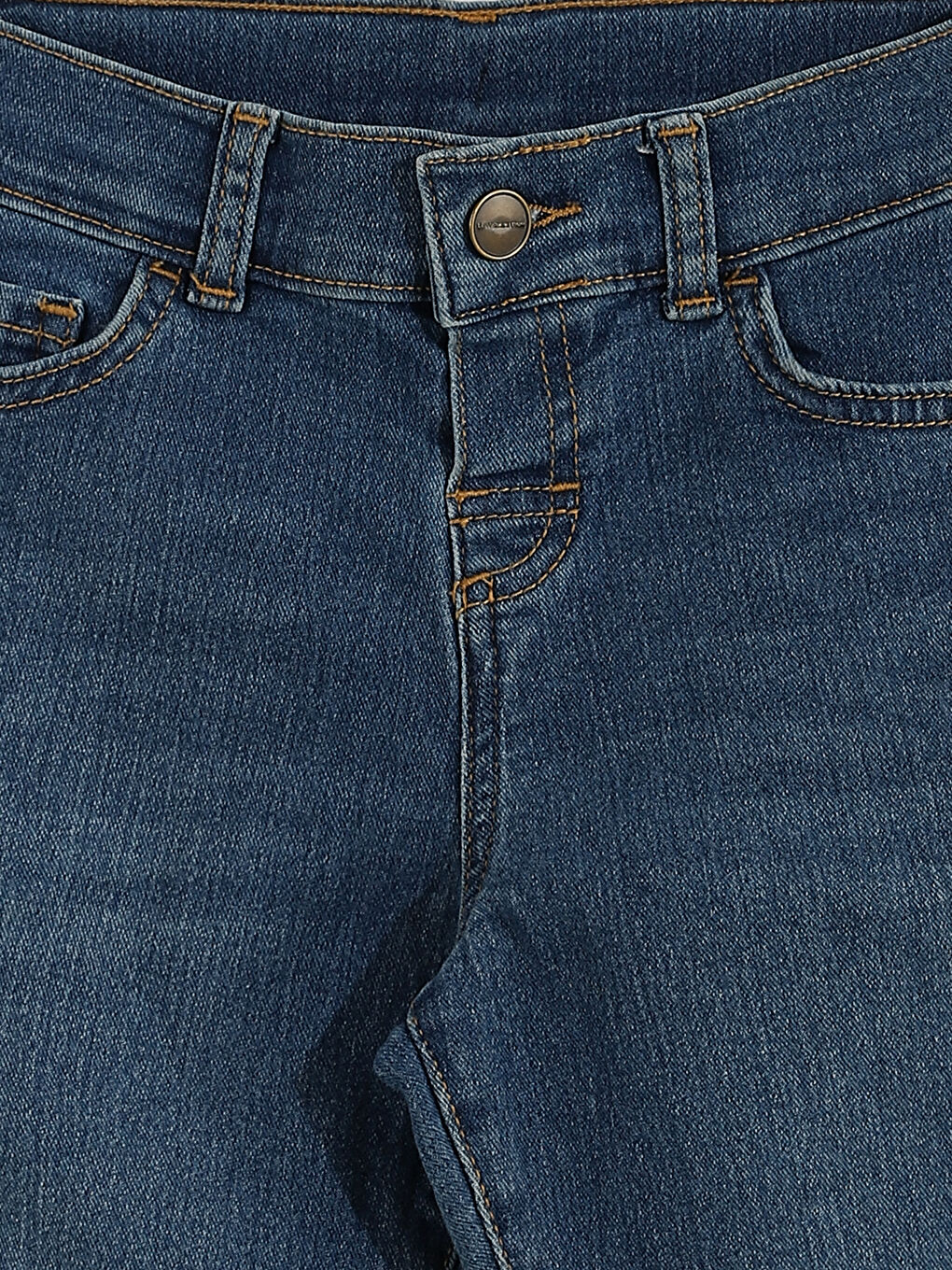 Adjustable Elastic Waist Boys' Jeans-6