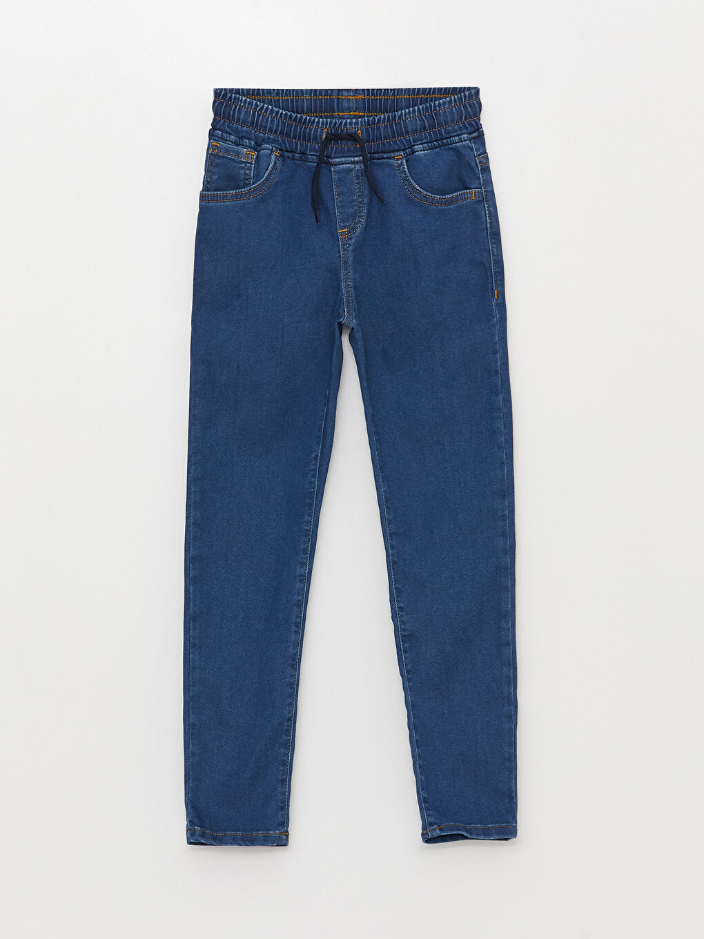 Джинсы для мальчиков с эластичным поясом и экстра узким кроем