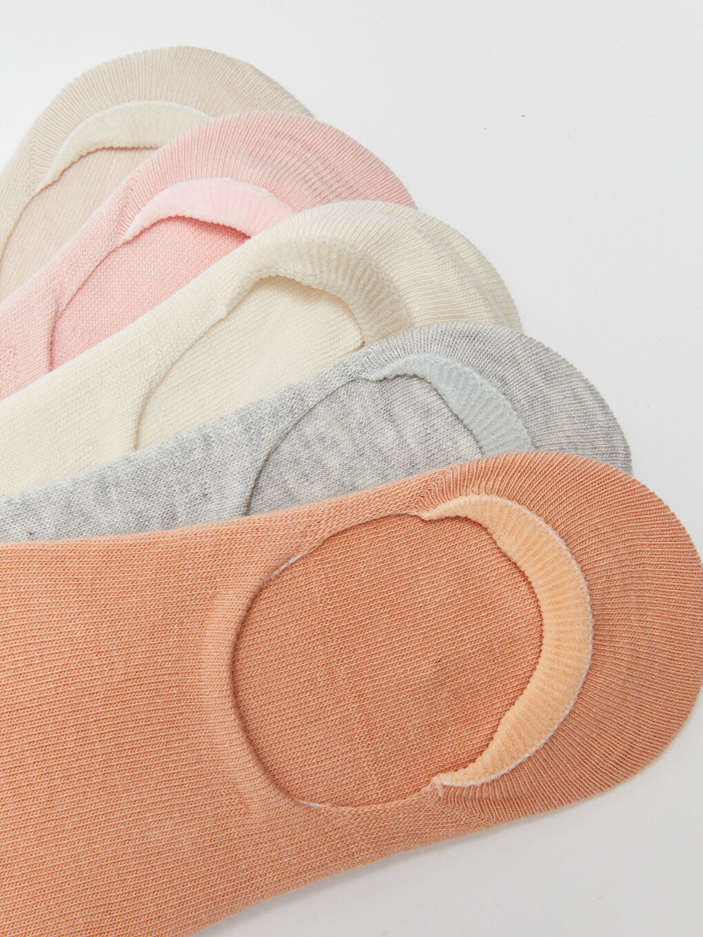 Șosete Invizibile Simple pentru Femei Pachet de 5-3