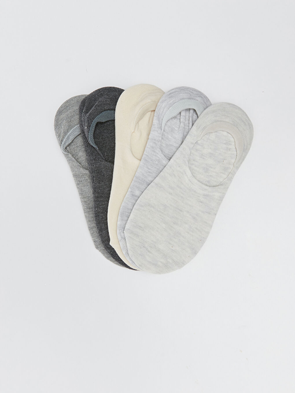LCW DREAM Women's Plain Invisible Socks 5 Pack -S35175Z8-LAP