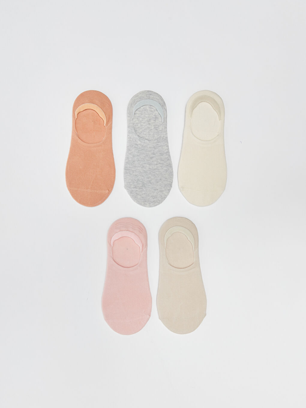 Șosete Invizibile Simple pentru Femei Pachet de 5