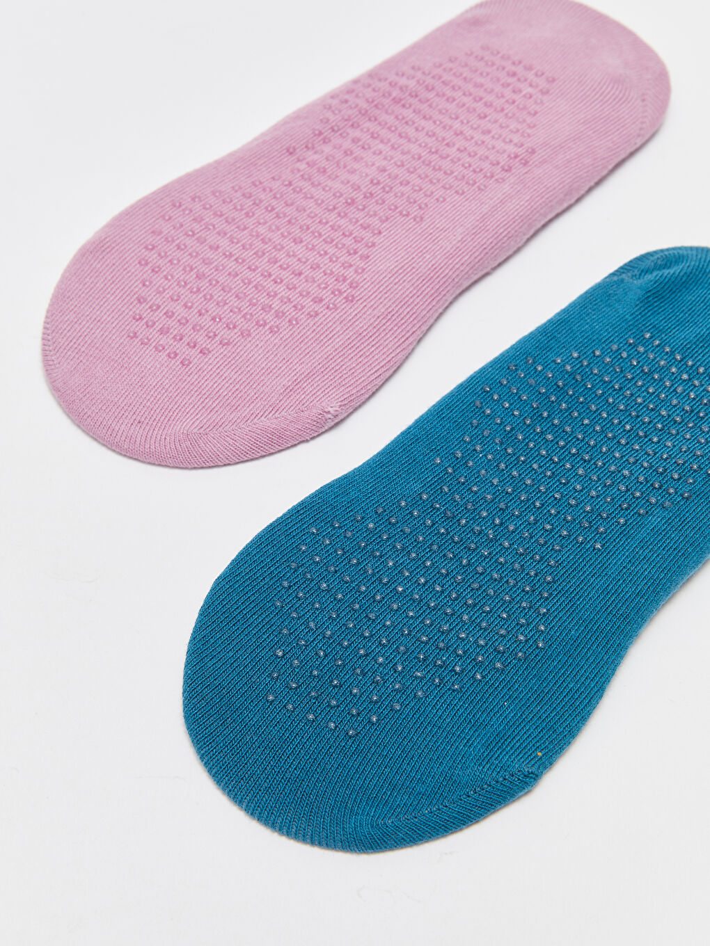 LCW DREAM Plain Non-Slip Sole Women's Yoga and Pilates Socks 2-Pack -S35176Z8-HHH