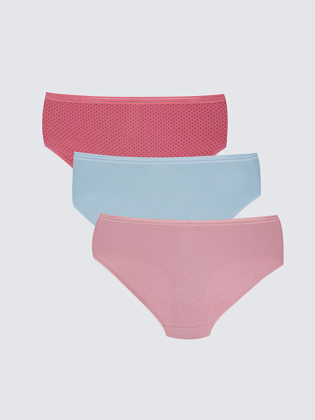 Plain Hipster Knickers 3-Pack-1