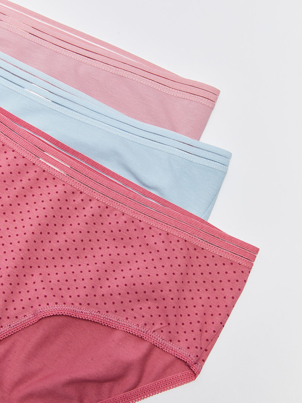 Plain Hipster Knickers 3-Pack-2