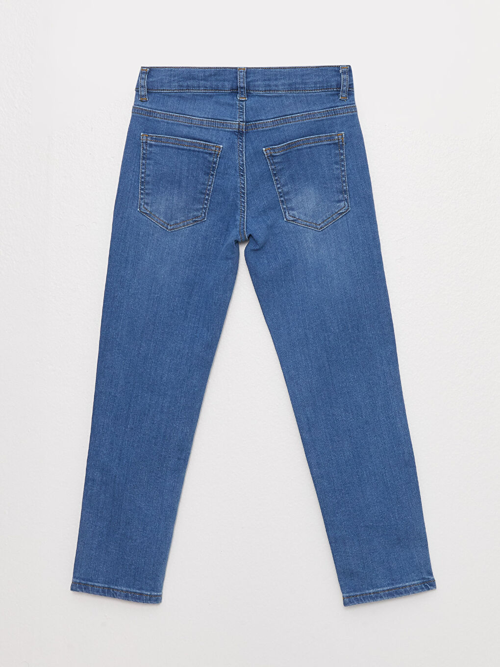 Adjustable Elastic Waist Boys' Jeans-4