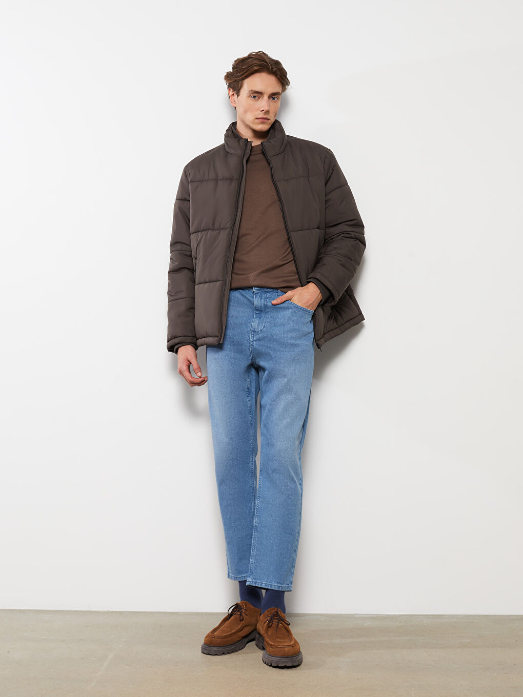 İndigo Loose Fit Erkek Jean Pantolon-1