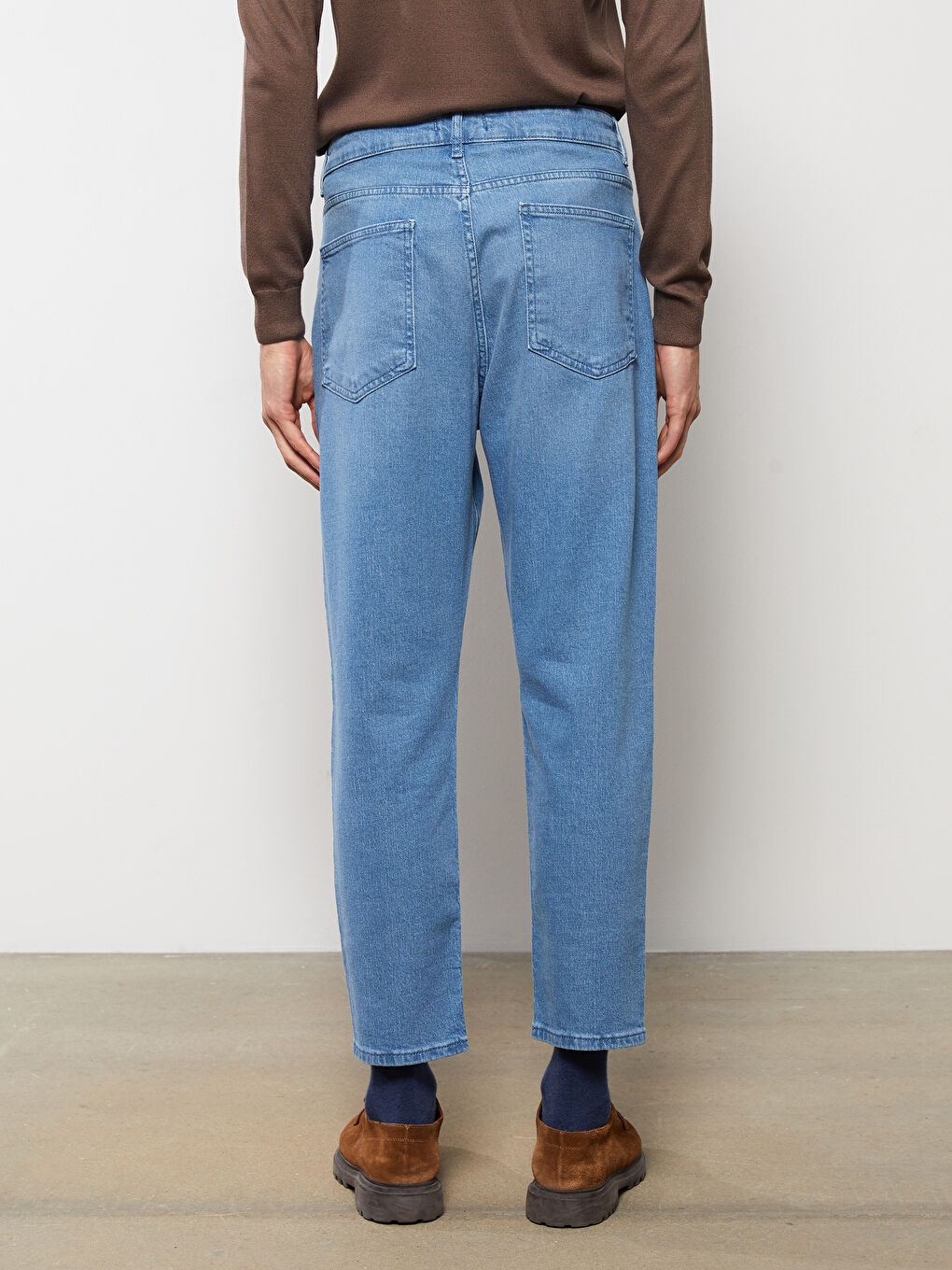 İndigo Loose Fit Erkek Jean Pantolon-3