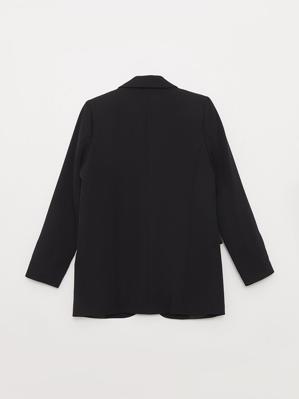 Sacou Simplu cu Mânecă Lungă din Crep pentru Femei-6