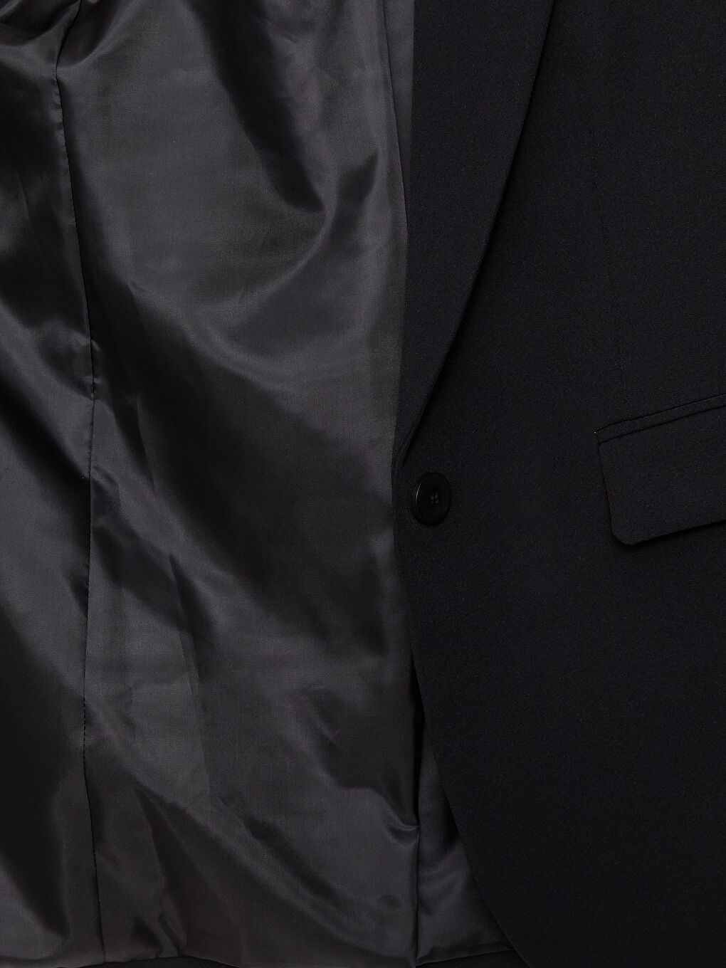 Sacou Simplu cu Mânecă Lungă din Crep pentru Femei-7