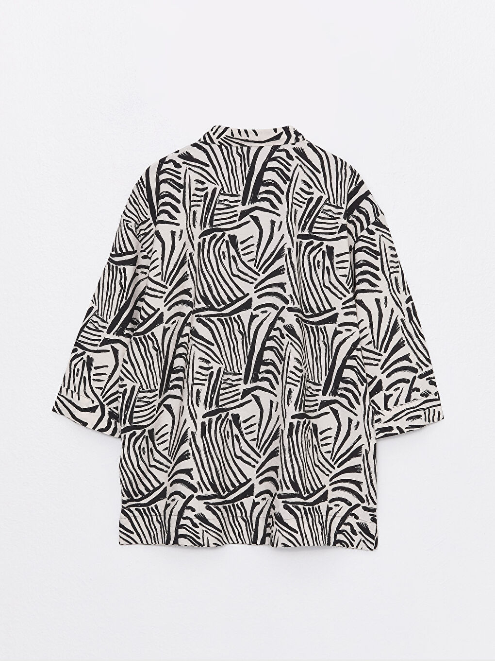 LC Waikiki Patterned Oversize Women's Shirt -S35286Z8-LU7