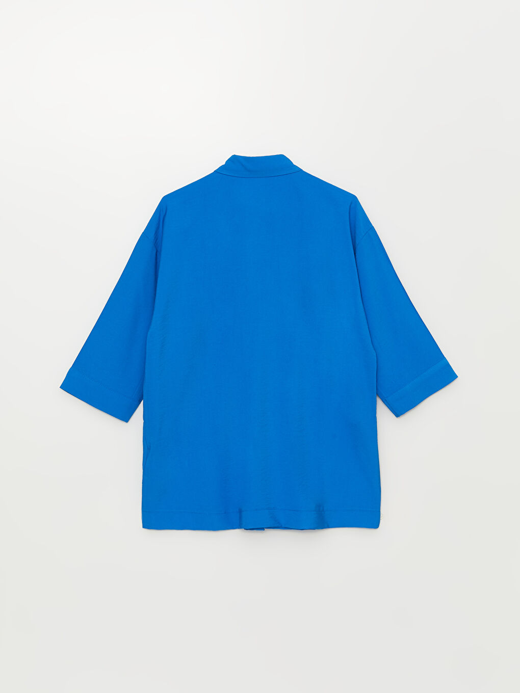 Women's Hidden Button Closure Plain Shirt-6