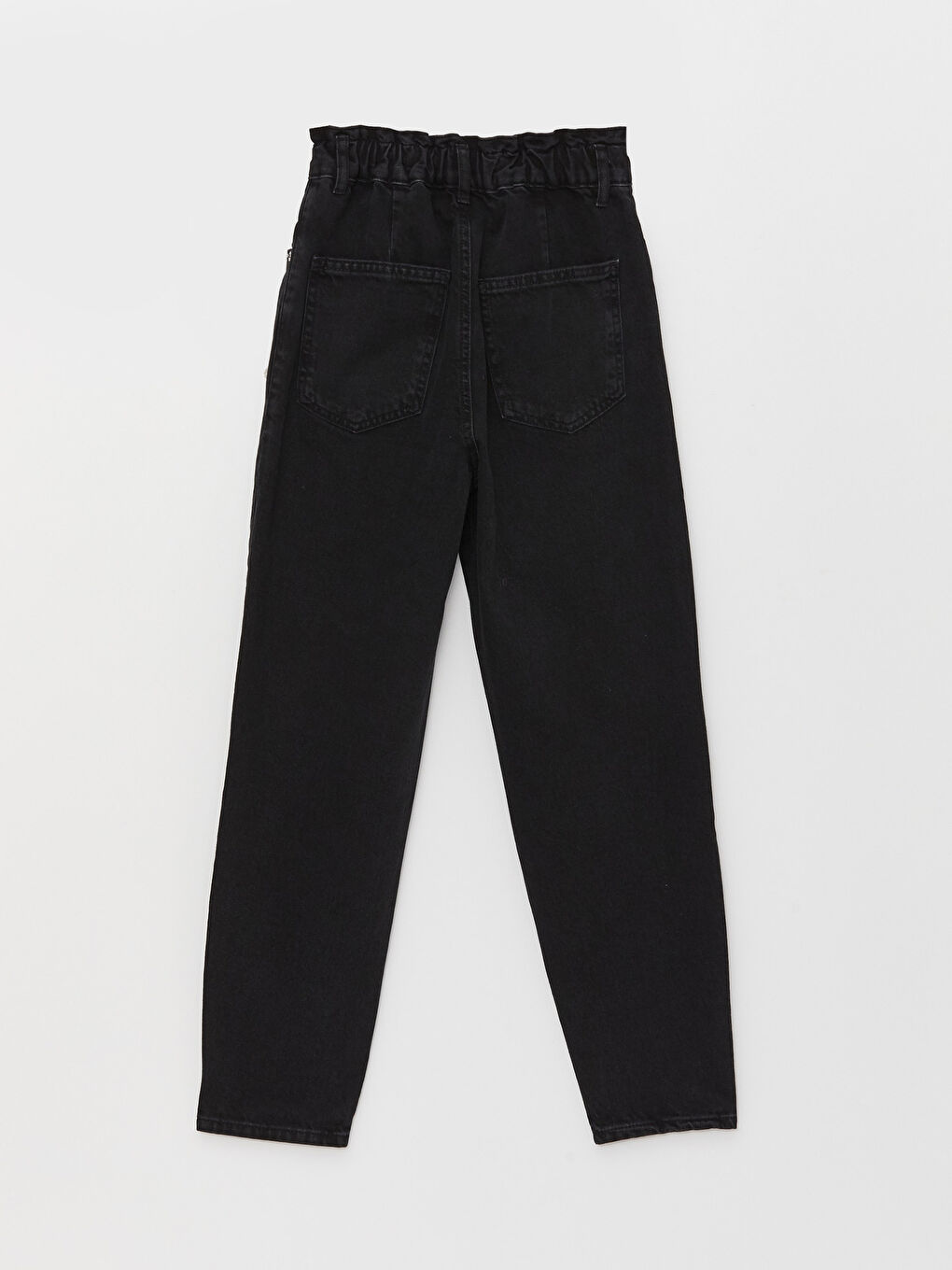 Women's High Waist Slouchy Pocket Detailed Jean Trousers-6