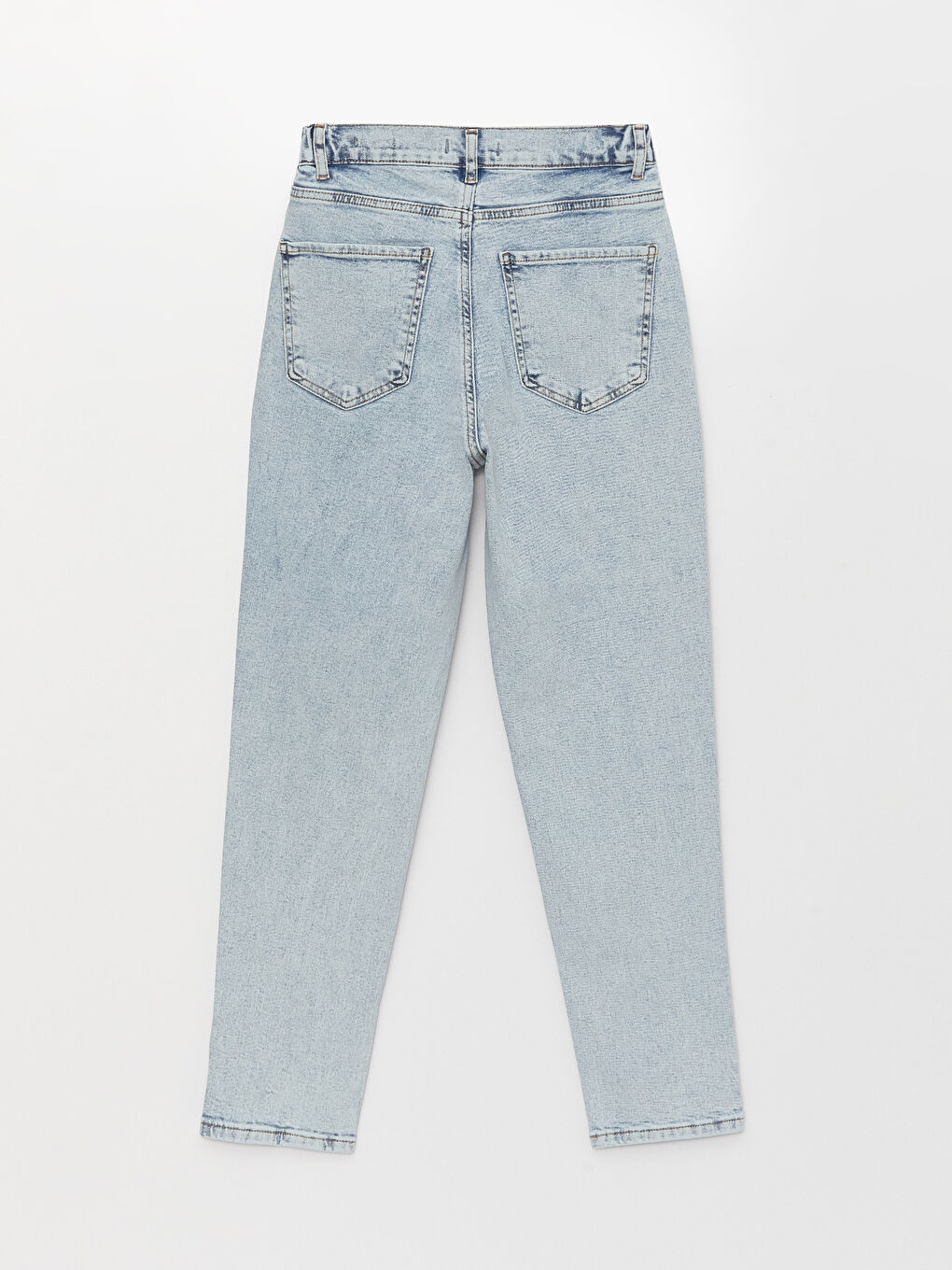 جينز نساء خصر مرتفع موم فيت مستقيم-6