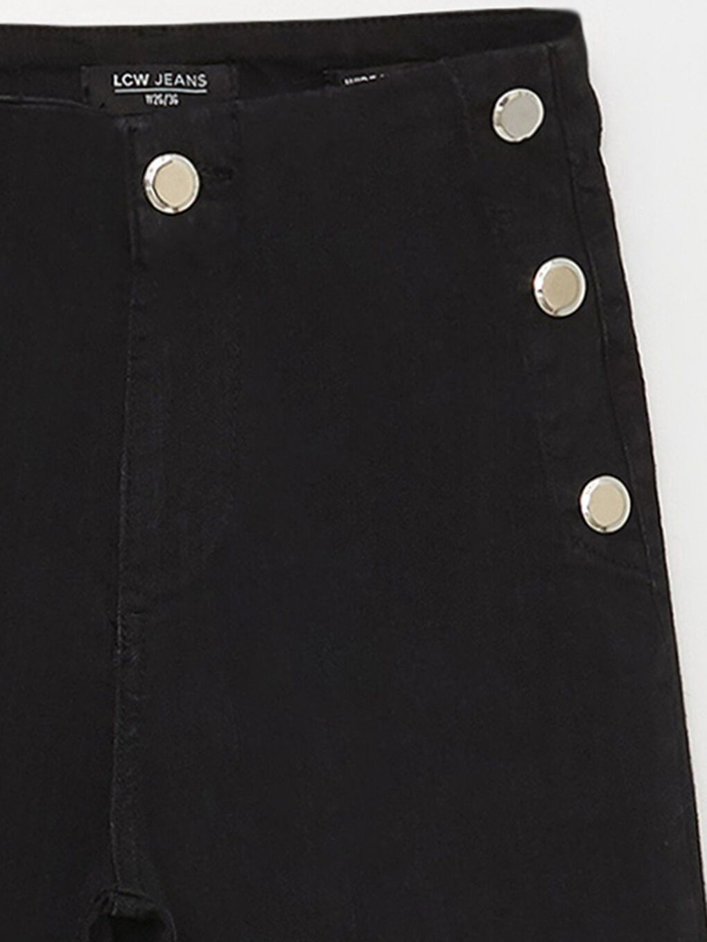 High Waisted Wideleg Women's Jeans-7