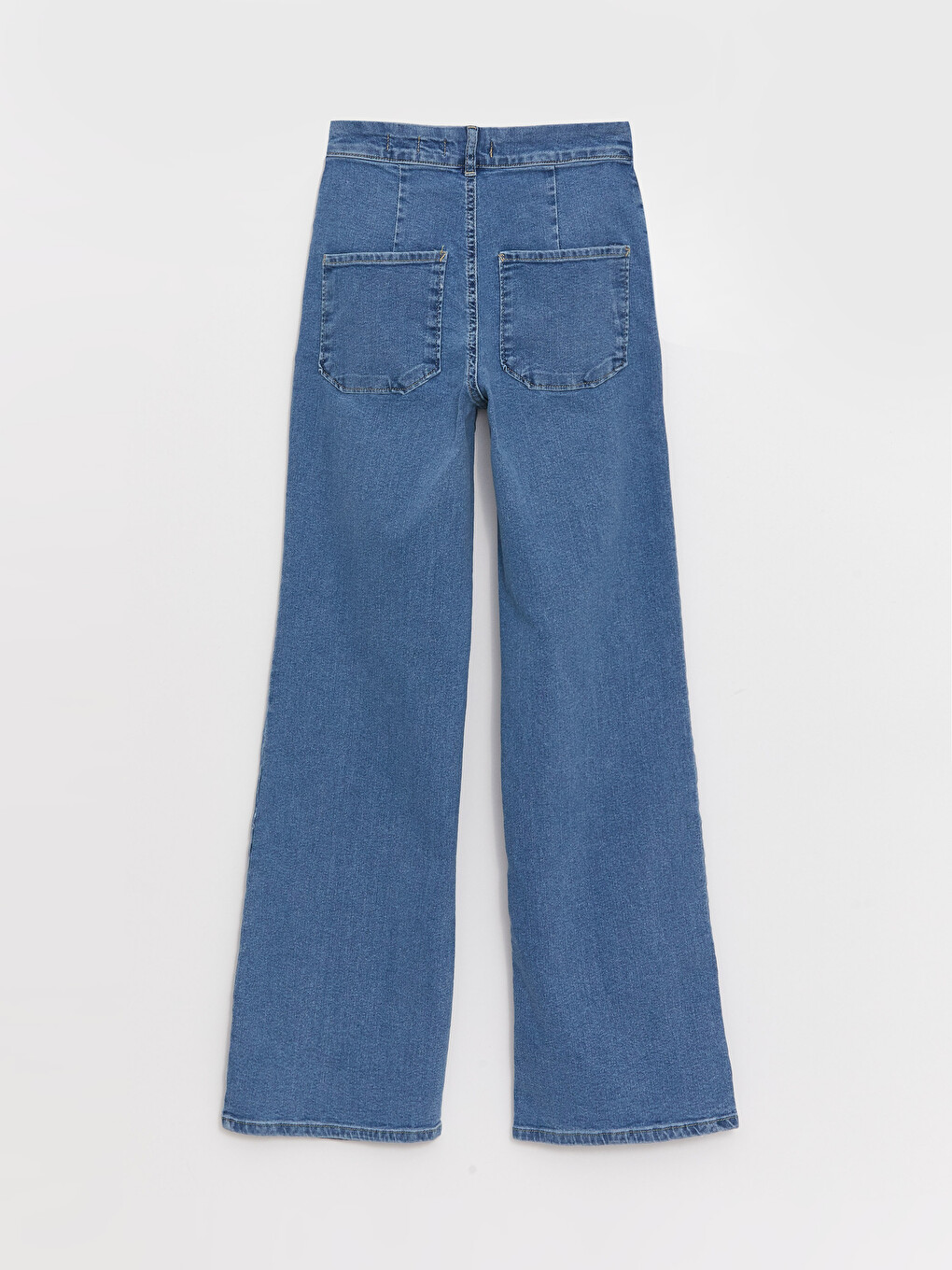 High Waisted Wideleg Women's Jeans-6
